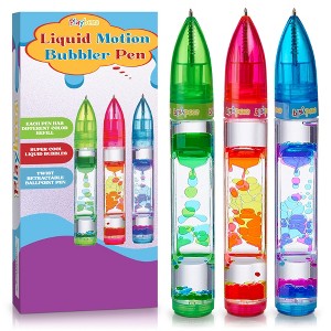 Playbees Liquid Motion Bubbler Pens – Fun and Relaxing Sensory Fidget Toys - 1 of 4