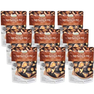 DJ&A Shiitake Mushroom Crisps - Case of 9/2.3 oz - 1 of 4