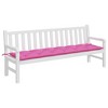 vidaXL Garden Bench Cushion Pink 78.7 in.x19.7 in.x2.8 in. Fabric - 3 of 4