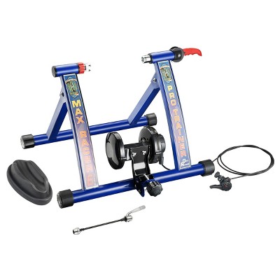 Leisure Sports Max Racer Pro Indoor Bike Trainer Stand - 18" x 15" x 21.25", Blue