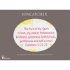 Dicksons SUNCG-2009 Fruit of The Spirit Lemon Yellow and White 8 x 5 Inch Metal and Glass Suncatcher with Suction Cup - 2 of 2