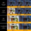 C Cattleya 2-Light Black Motion Sensing Dusk to Dawn Outdoor Flush Mount Ceiling Light - 4 of 4