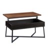 Sauder Canton Lane Lift Top Coffee Table Black: Industrial-Inspired, Multipurpose Workspace, Storage - 2 of 4