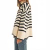 Women's Cameron Striped Turtleneck Sweater - MIOU MUSE - 3 of 4