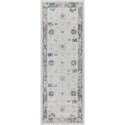Hauteloom Runner Area Rug   Light Gray