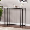 Helena Contemporary Narrow Mini Console Table - CM9299 - White - SEI - 2 of 4