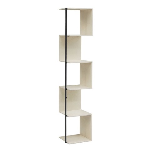 Cream corner online bookcase