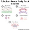 Big Dot of Happiness Pajama Slumber Party - Girls Sleepover Birthday Party Favors and Cupcake Kit - Fabulous Favor Party Pack - 100 Pieces - 2 of 4