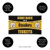 Evergreen Come Back with Tickets Pittsburgh Steelers 28" x 16" Woven PVC Indoor Outdoor Doormat - 3 of 4