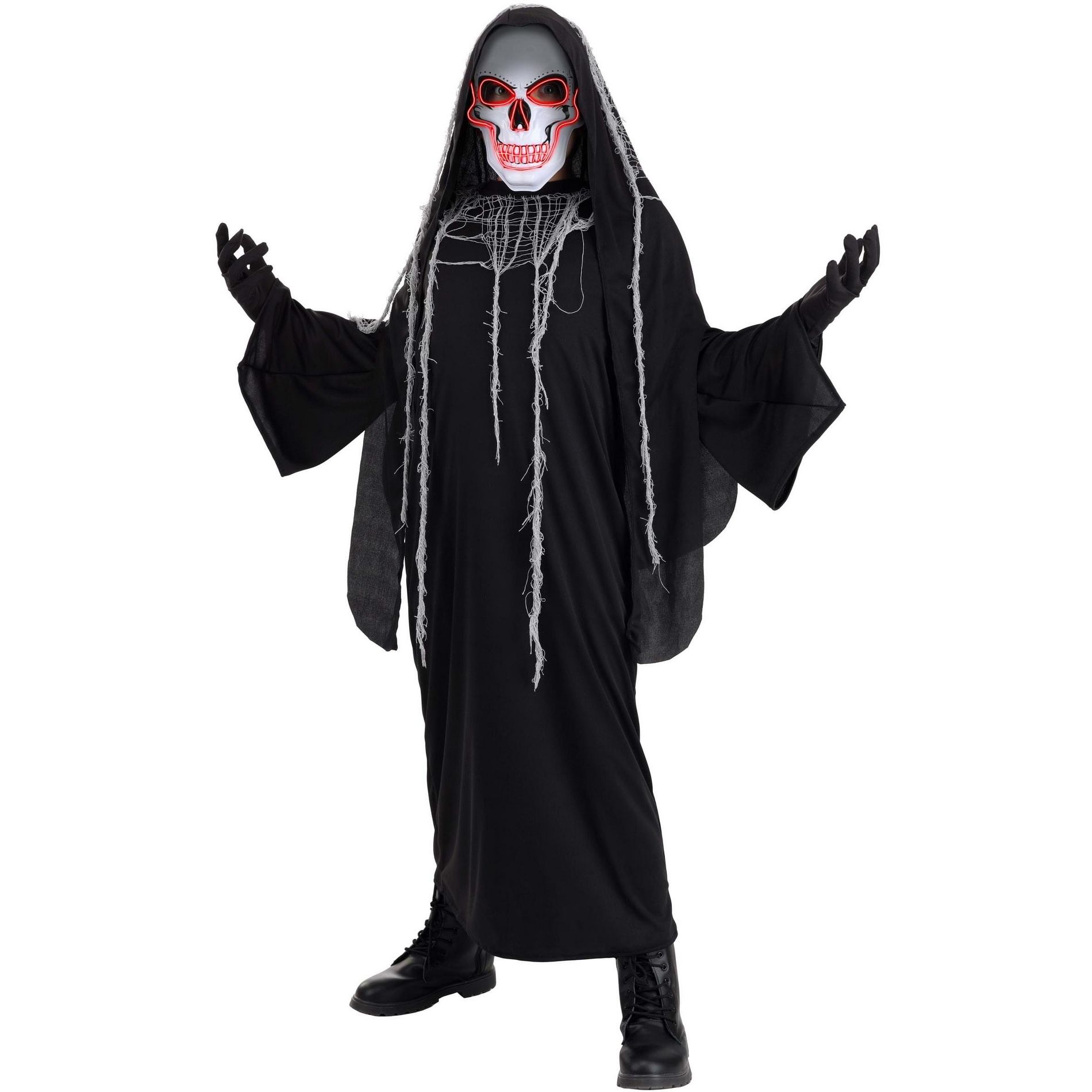 HalloweenCostumes.com Glowing Reaper Kid's Costume