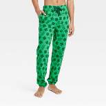 Men's Under Disguise Feelin' Lucky French Terry Jogger Pajama Pants - Green