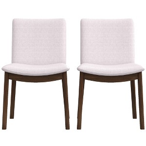 Christopher Knight Home Judy Modern Solid Wood Upholstered 20" W Dining Chair (Set of 2) - 1 of 4