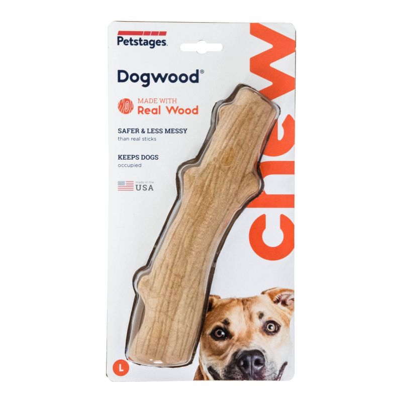 Petstages Dogwood Stick Wooden Dog Chew Toy - L, 3 of 5
