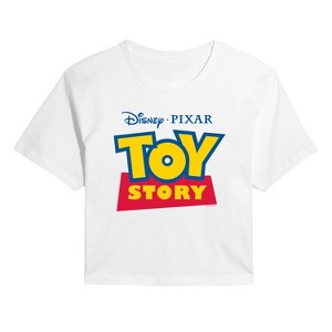 Women's - Toy Story 4 - Logo Cropped Graphic T-Shirt - 1 of 4