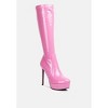 Shawtie High Heel Stretch Patent Calf Boots Women - 3 of 4