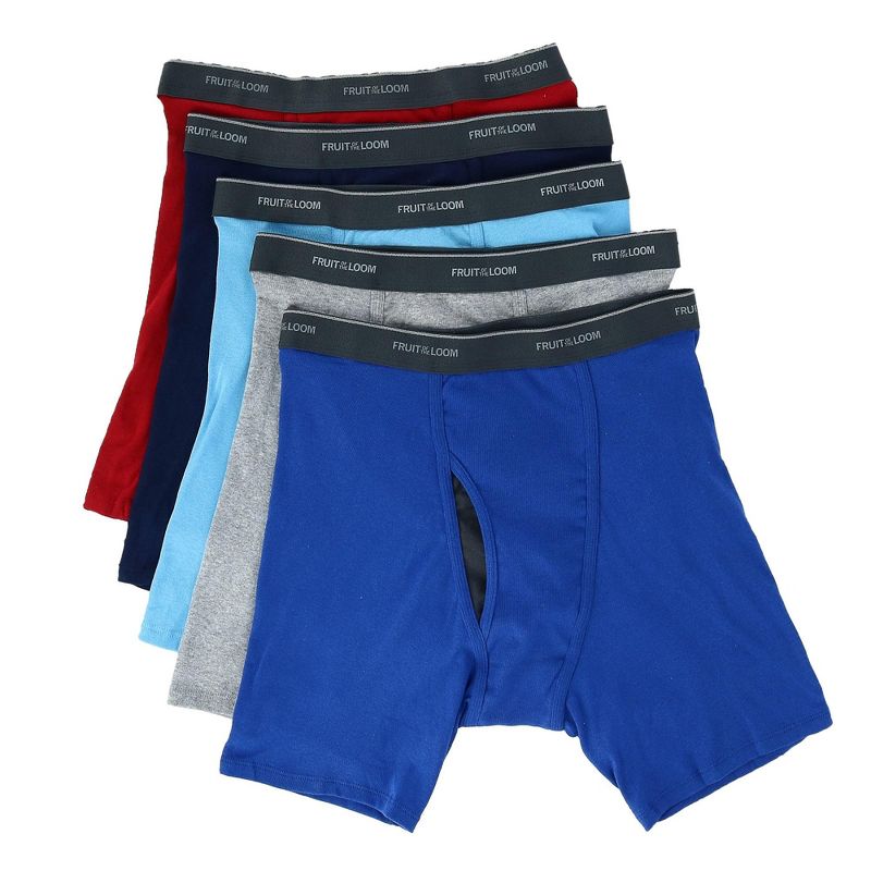 Fruit of the Loom Men's Coolzone Mesh Fly Boxer Brief (5 Pack), 1 of 6