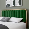 Whizmax Platform Bed Frame, Wood Slat Support Bed Frame with Button Tufted Headboard Bed Frame with Heavy Duty Metal - 4 of 4