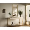 Elegant Lighting Contour Metal Rectangle Mirror 18x36 in Brass - 3 of 4