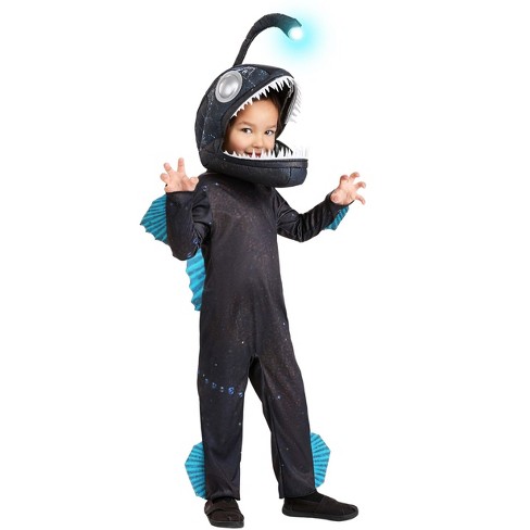 HalloweenCostumes.com Toddler Bigmouth Angler Fish Halloween Costume | Fish Costumes for Toddlers - image 1 of 4