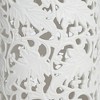 Dahlia Studios Angelique 15 3/4" High White Ceramic Jar with Lid - 3 of 4