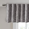 TopComfy Curtain Panels Faux Silk Embroidered Window Valance Elegant Curtain Topper Soft Luxurious Fabric Decor for Home, Gray, 1.18"*2.76"*8.66" - 3 of 4