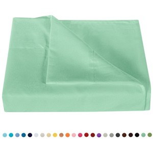 Brushed Microfiber Flat Sheet Only, Super Soft Hotel Quality Top Sheet - NTBAY - 1 of 4