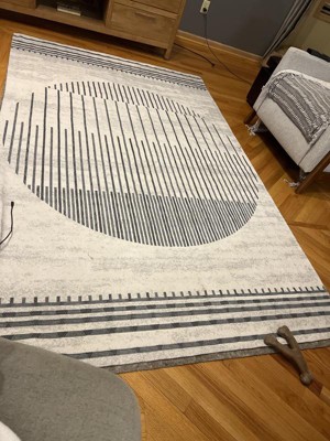 Nuloom Modern Sun Machine Washable Area Rug Beige 5' X 8' : Target