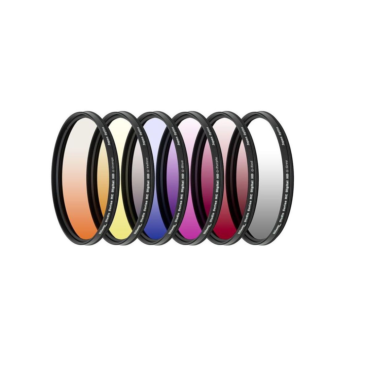 ULTIMAXX 6pc Gradual Color Filter Set 72mm