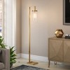 Hudson and Canal 67.75" Tall Floor Lamp with Glass Shade - 4 of 4