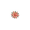 C&F Home Poinsettia Napkin Ring Set of 4 - 3 of 4