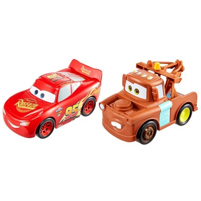 Disney Pixar Cars Track Talkers Lightning McQueen and Mater Vehicle  - 2pk