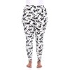 Women's Plus Size Super Soft Midi-Rise Printed Leggings - One Size Fits Most Plus - White Mark - 2 of 3