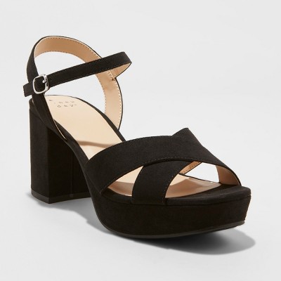 Gabriella Mid Heel Platform Pumps 