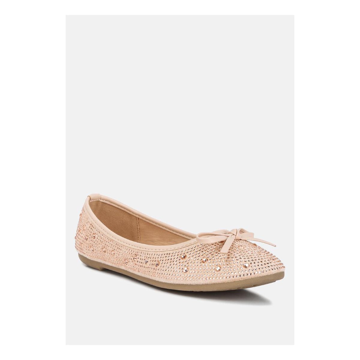 Обувь London Rag Womens Hosana Rhinestones And Stud Embellished Ballet Flats 10 — фото 2