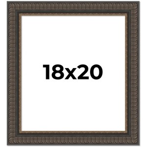 PosterPalooza | Museum Brown Picture Frame - UV Acrylic, Foam Board Backing, Hanging Hardware - 1 of 4