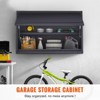 VEVOR Metal Storage Cabinet, 120lbs Load Capacity per Shelf, 20'' Tall Wall-Mounted Powder-Coating Steel Garage Cabinet with Adjustable Shelf - 3 of 4