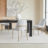 Spruce&Spring Modern Dining Chair with Metal Legs Set of 2 - 3 of 4