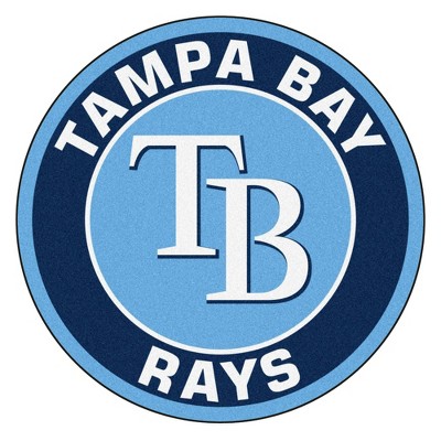 MLB Tampa Bay Rays 27"x27" Roundel Rug