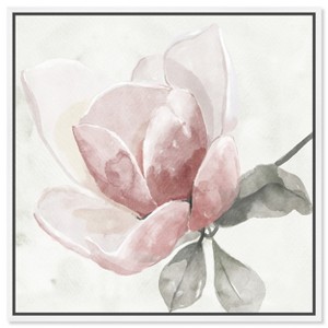 Art Remedy Faded Blush Rose Floral Fine Wall Art Framed - 1 of 4