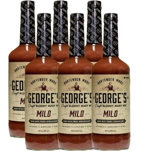 George’s Beverage Company Mild Bloody Mary Mix - 1L Bottle - Gluten Free, All Natural Mixer - 1 of 4