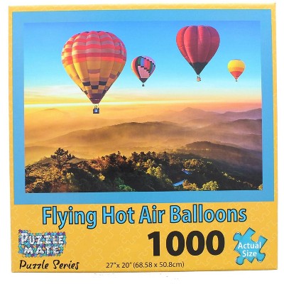Hydrogen Air Balloon Puzzle Adults 1000 Pieces Hot Air Balloon Jigsaw Puzzle 