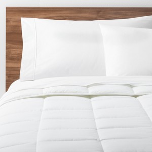 White Solid Down Alternative Comforter (Twin XL) - Made By Design , Size: Twin Extra Long