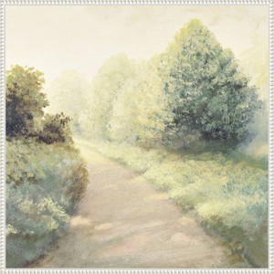 Amanti Art 30"x30" New Light Summer Road I by Michael Marcon Framed Canvas Wall Art Print - 1 of 4