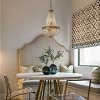ALOADECOR Vintage Basket Chandelier French Country Decor With Crystal Accents - 2 of 4