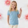 Mightly Girls Fair Trade Organic Cotton Short Sleeve Ribbed Scoop Neck Tee - 2 of 4