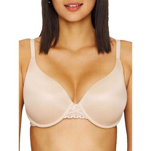 Maidenform Self Expressions Women's 2pk Convertible Push-Up Lace Wing Bra  5809 - Beige/Black 38C