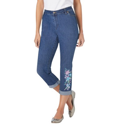Woman Within Women's Plus Size Tall Girlfriend Stretch Denim Jean