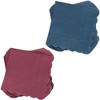 Blue Panda 240-Pack Bulk 2-Ply Scalloped Disposable Paper Cocktail Napkins, 6 Colors, 4.75 x 4.75 Inches - 3 of 4
