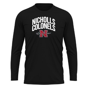 Men's Nicholls State University Adult Sport Long Sleeve Shirt Primary Logo - 1 of 4