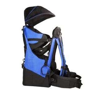 ClevrPlus Deluxe Outdoor Child Backpack Baby Carrier Light Outdoor Hiking, Blue - 1 of 4